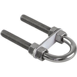 Рым-болт U-образный D13 мм, Lрез. 89 мм нерж (11406)